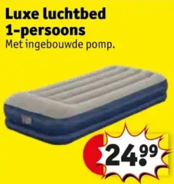 Kruidvat Luxe luchtbed 1 persoons aanbieding