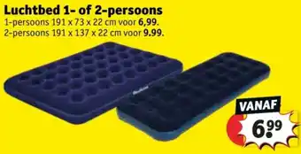Kruidvat Luchtbed 1 of 2 persoons aanbieding