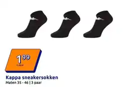 Action Kappa sneakersokken aanbieding