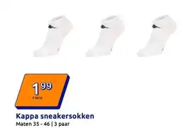 Action Kappa sneakersokken aanbieding