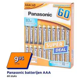 Action Panasonic batterijen AAA aanbieding