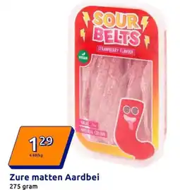 Action Zure matten Aardbei aanbieding