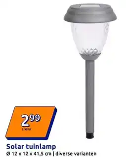 Action Solar tuinlamp aanbieding