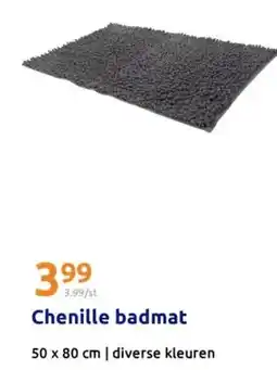 Action Chenille badmat aanbieding