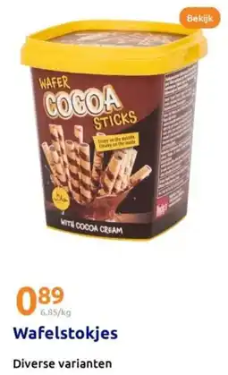 Action Wafelstokjes aanbieding