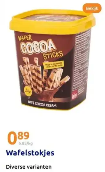 Action Wafelstokjes aanbieding
