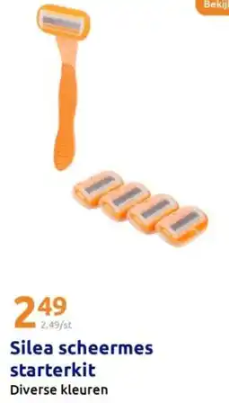 Action Silea scheermes starterkit aanbieding