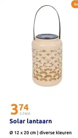 Action Solar lantaarn aanbieding