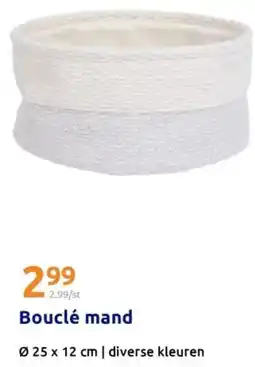 Action Bouclé mand aanbieding