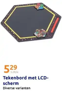 Action Tekenbord met LCD scherm aanbieding