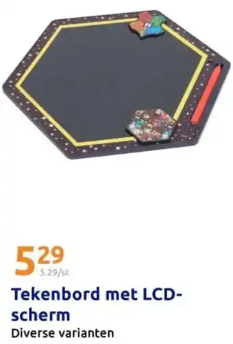 Action Tekenbord met LCD scherm aanbieding