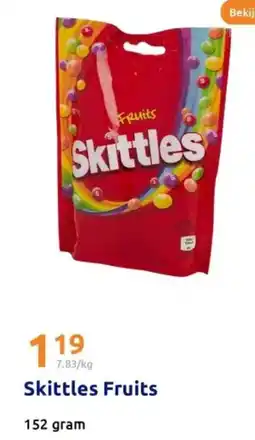 Action Skittles Fruits aanbieding