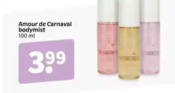 Wibra Amour de Carnaval bodymist aanbieding