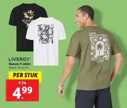 Lidl LIVERGYⓇ Heren TSir 1992 shirt aanbieding