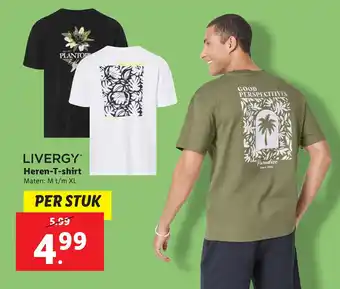 Lidl LIVERGYⓇ Heren TSir 1992 shirt aanbieding
