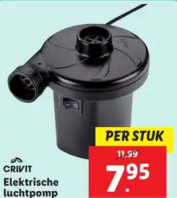 Lidl CRIVIT Elektrische luchtpomp aanbieding