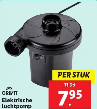 Lidl CRIVIT Elektrische luchtpomp aanbieding