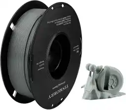 Amazon TPU Filament 1.75mm, TINMORRY 95A Zacht Flexibel TPU 3D Druk Filament, 1 kg (2.2 lbs)/Spool, grijs aanbieding