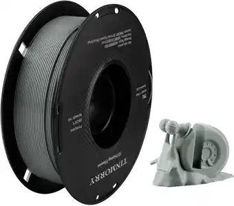 Amazon TPU Filament 1.75mm, TINMORRY 95A Zacht Flexibel TPU 3D Druk Filament, 1 kg (2.2 lbs)/Spool, grijs aanbieding