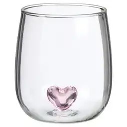 Kwantum Waterglas Met Hartje - 350 ml aanbieding