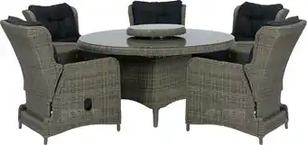 Intratuin Intratuin 5-zits diningset Samba grijs aanbieding