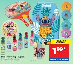 Lidl Disney zomerspeelgoed aanbieding