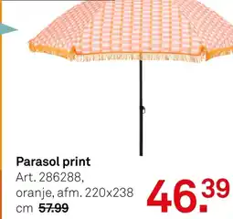 Karwei Parasol print aanbieding