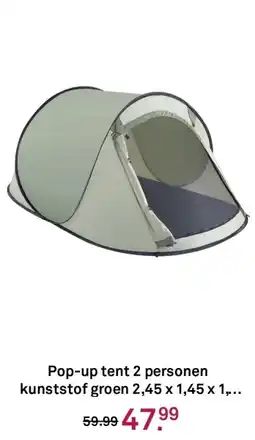 Karwei Pop-up tent 2 personen kunststof aanbieding
