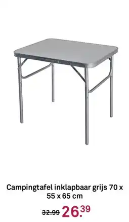 Karwei Campingtafel inklapbaar grijs aanbieding