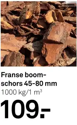 Karwei Franse boom- schors 45-80 mm aanbieding