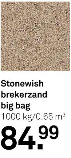 Karwei Stonewish brekerzand big bag aanbieding