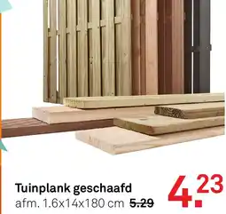 Karwei Tuinplank geschaafd aanbieding