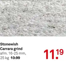 Karwei Stonewish Carrara grind aanbieding