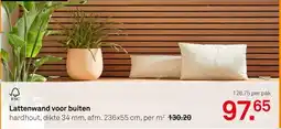 Karwei Lattenwand voor buiten aanbieding