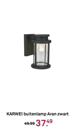 Karwei KARWEI buitenlamp Aran zwart aanbieding