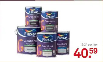 Karwei Flexa Creations muurverf muurverf aanbieding