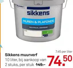 Karwei Sikkens muurverf aanbieding