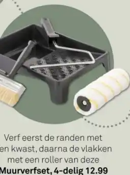 Karwei Muurverfset, 4 delig aanbieding