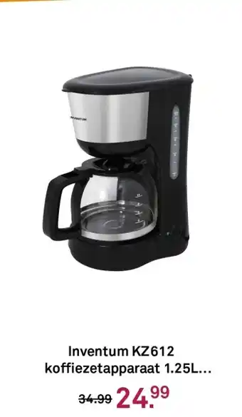 Karwei Inventum KZ612 koffiezetapparaat aanbieding