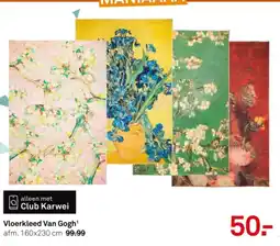 Karwei Vloerkleed Van Gogh aanbieding