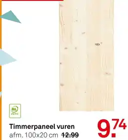 Karwei Timmerpaneel vuren aanbieding