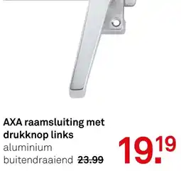 Karwei AXA raamsluiting met drukknop links aanbieding