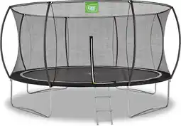 Bol.com EXIT Black Edition trampoline ø427cm - zwart aanbieding