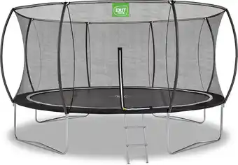 Bol.com EXIT Black Edition trampoline ø427cm - zwart aanbieding