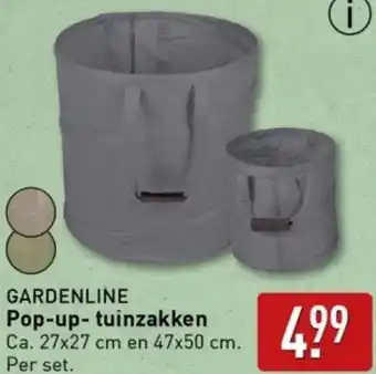 ALDI Pop-up- tuinzakken aanbieding