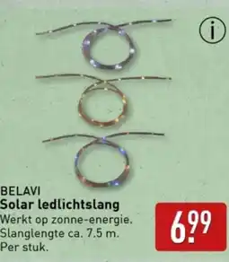 ALDI BELAVI Solar ledlichtslang aanbieding