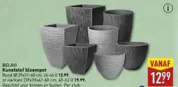 ALDI Kunststof bloempot aanbieding