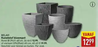 ALDI Kunststof bloempot aanbieding