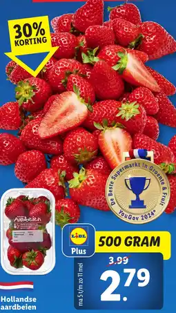 Lidl Hollandse aardbeien aanbieding