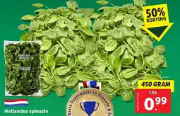 Lidl Hollandse spinazie aanbieding